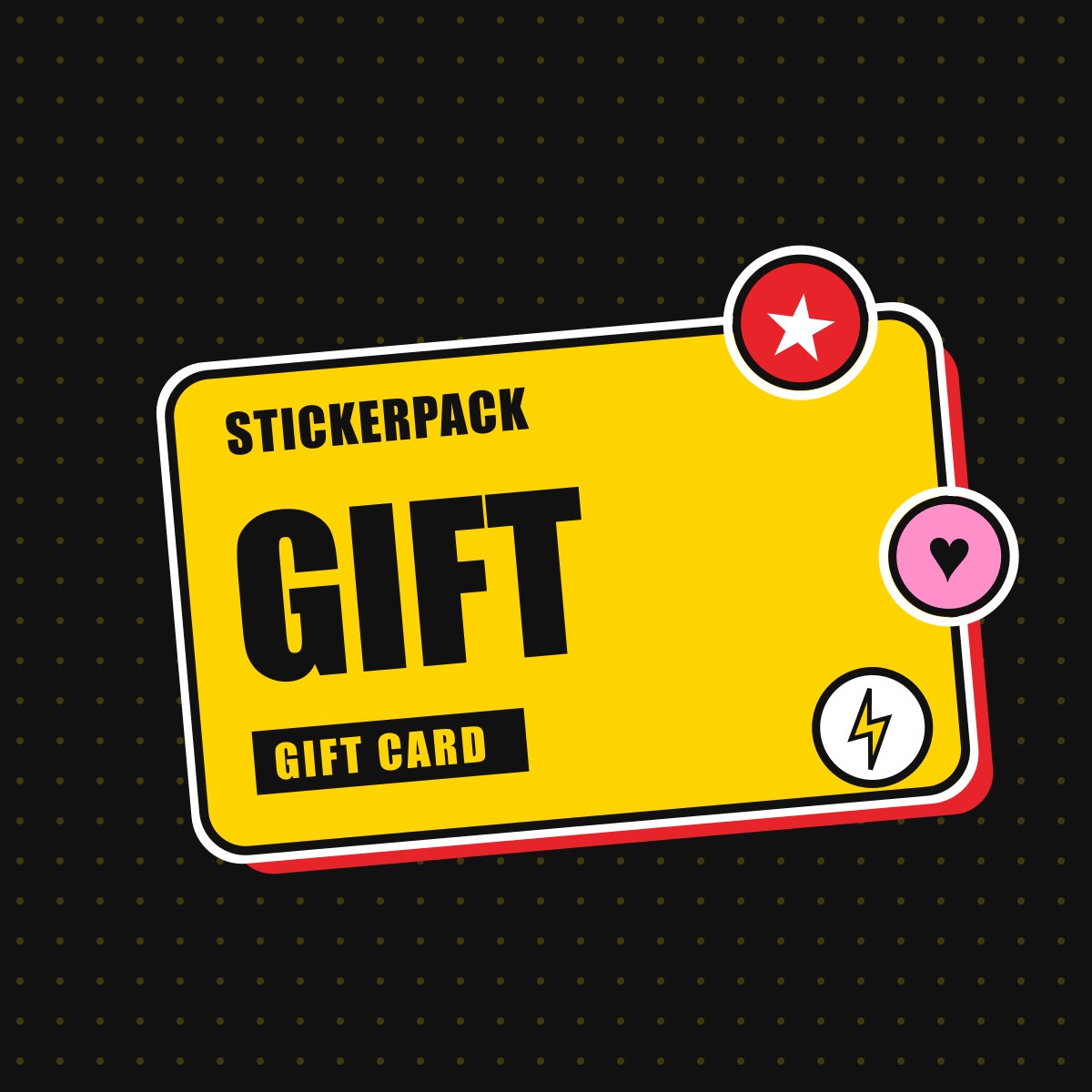 Stickerpack gift card